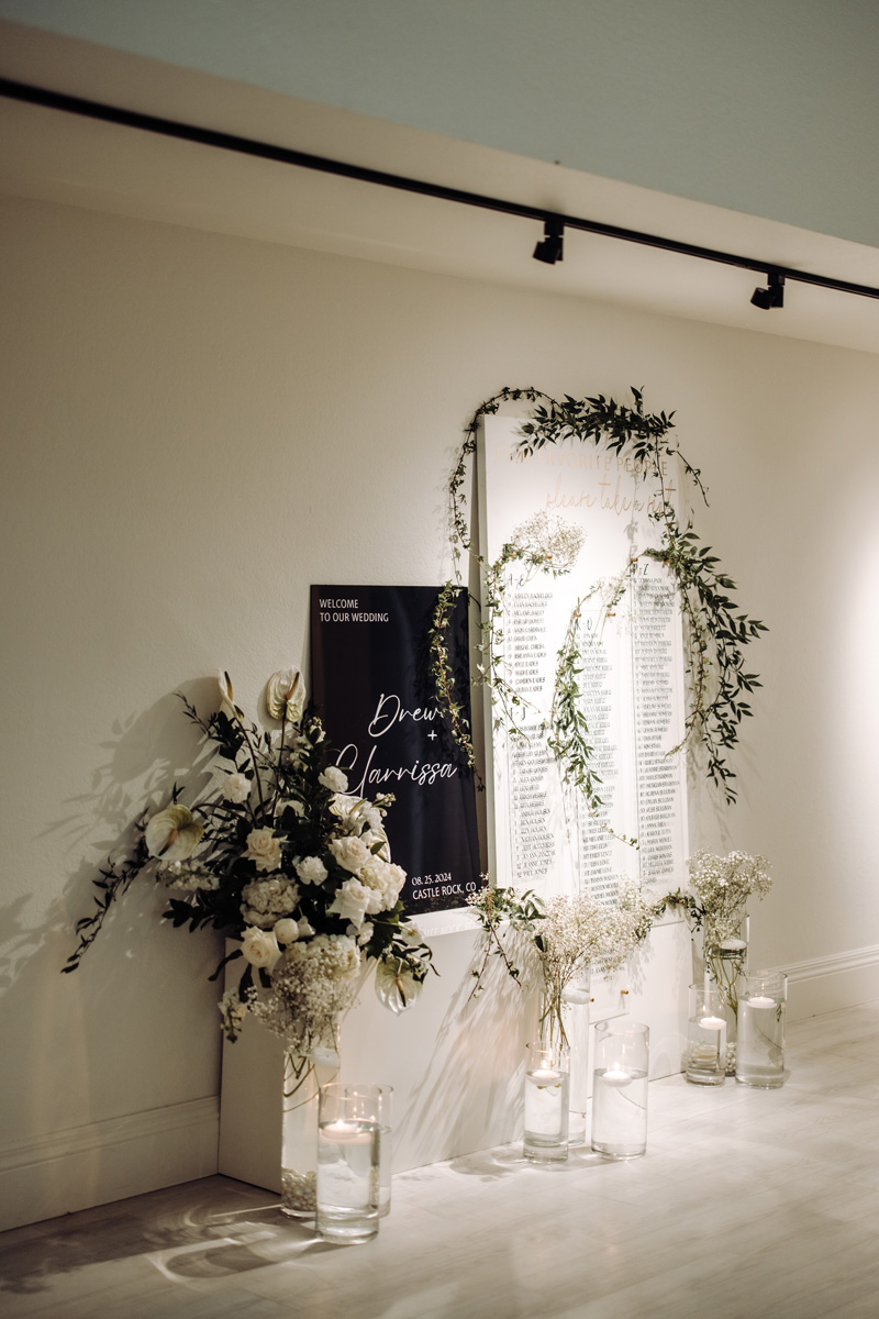 elegant seating chart